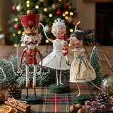 Cuddle Decor The Nutcracker Ballet Set of 3 Figurines Collectible by Lori Mitchell front lifestyle