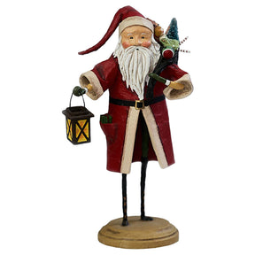 Cuddle Decor Lori Mitchell Old Father Christmas, Red 12"