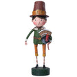 Palmer Pilgrim Fall Figurine and Collectible by Lori Mitchell new version front