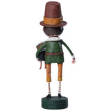Palmer Pilgrim Fall Figurine and Collectible by Lori Mitchell new version back