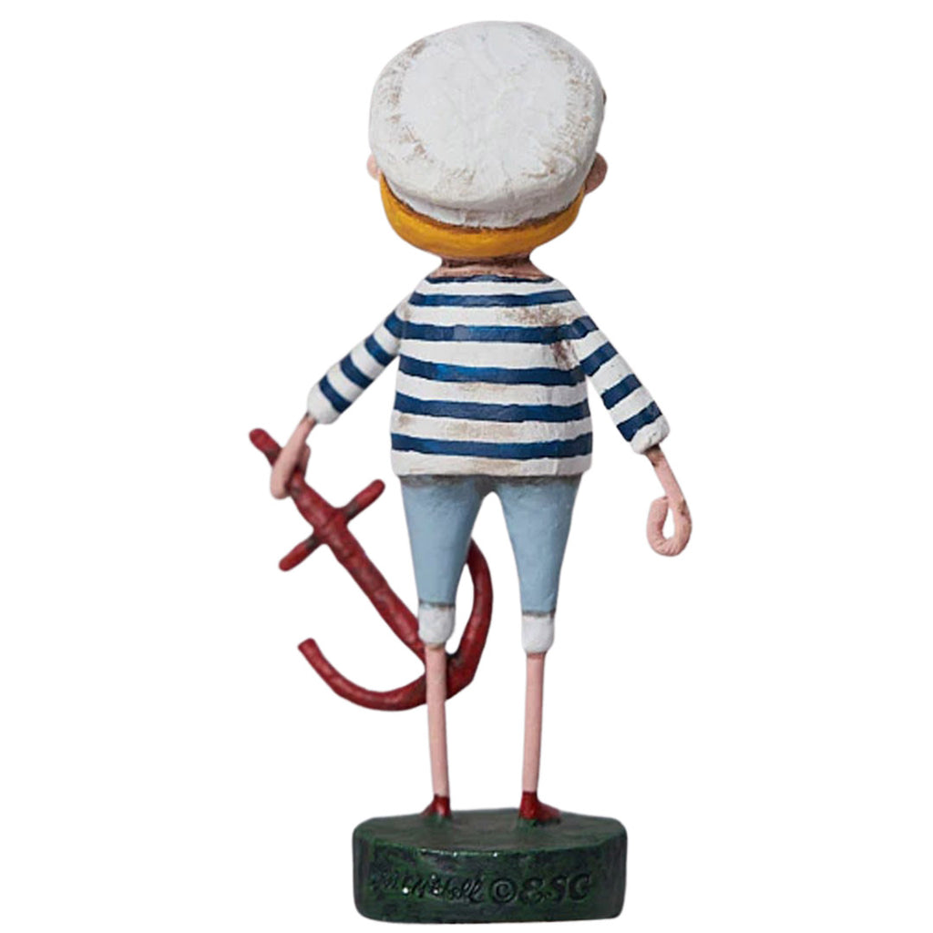 Ahoy Mate Summer Patriotic Collectible Figurine by Lori Mitchell back