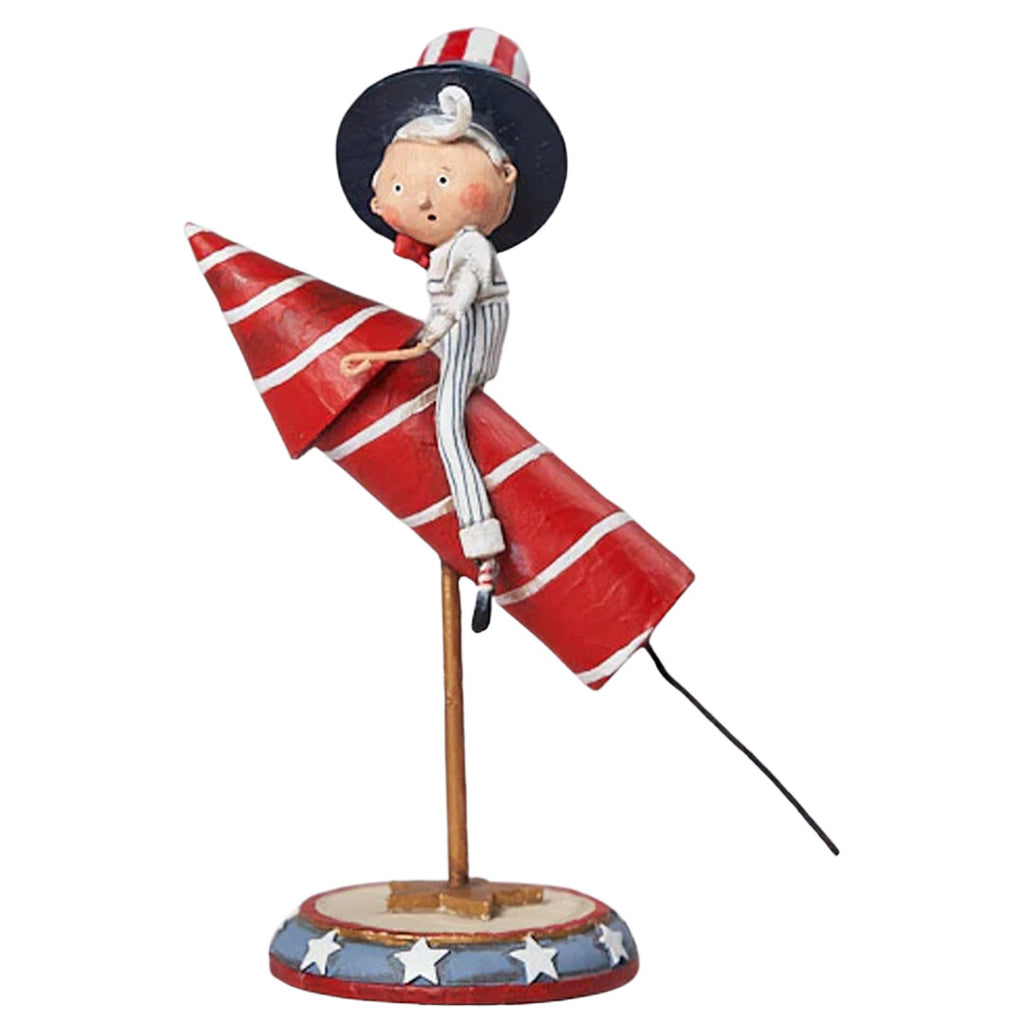 Dapper Dan The Rocket Man Patriotic Figurine by Lori Mitchell