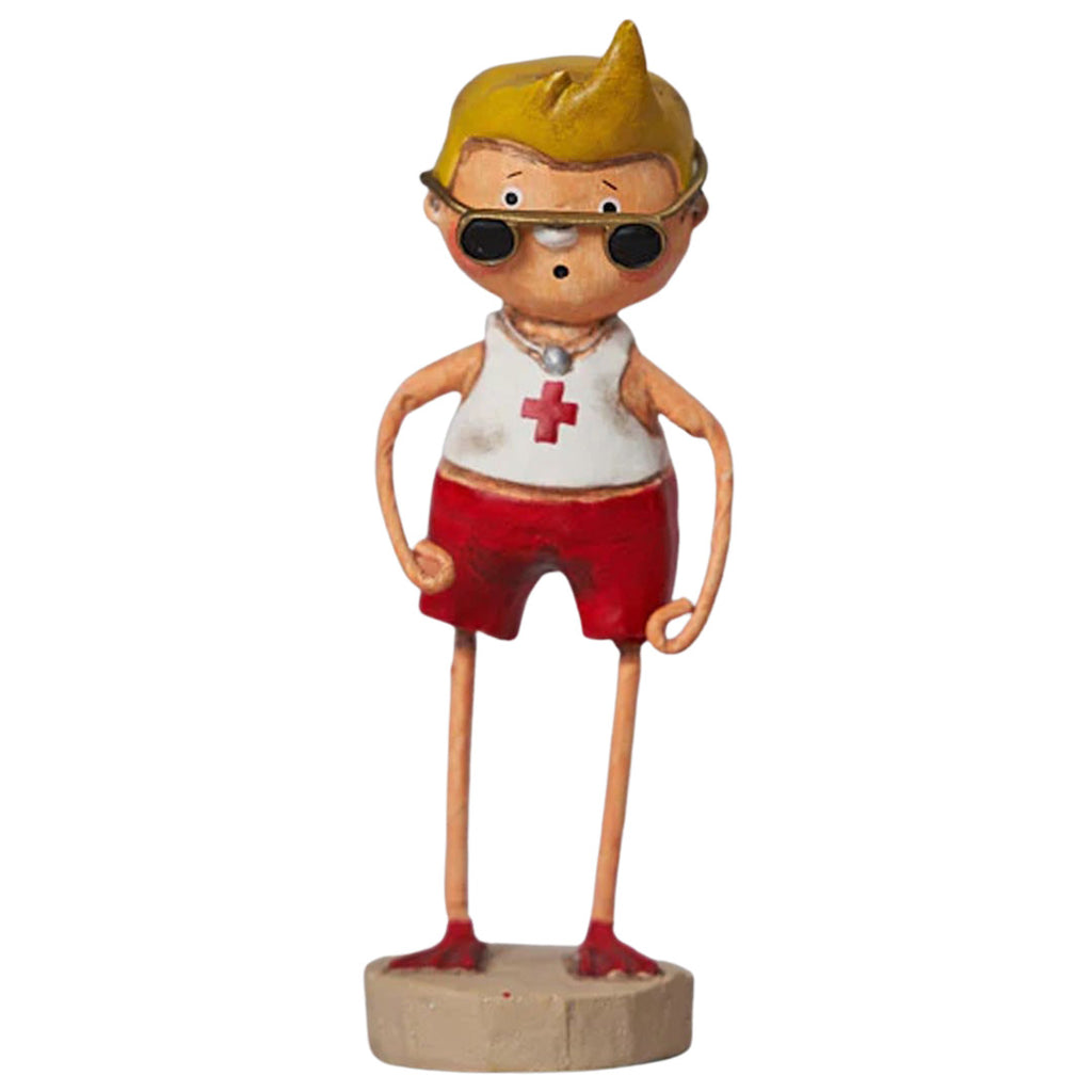 Lars The Lifeguard Summer Figurine by Lori Mitchell