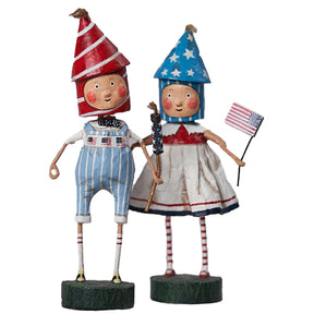 Lil' Firecrackers Patriotic Collectible Figurine by Lori Mitchell