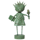 Little Liberty Patriotic Figurine Collectible by Lori Mitchell back