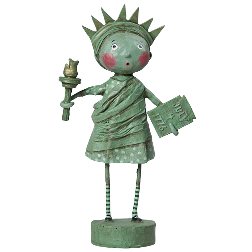 Little Liberty Patriotic Figurine Collectible by Lori Mitchell