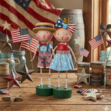 Cuddle Decor Lori Mitchell Patriotic Love Set of 2 lifestyle