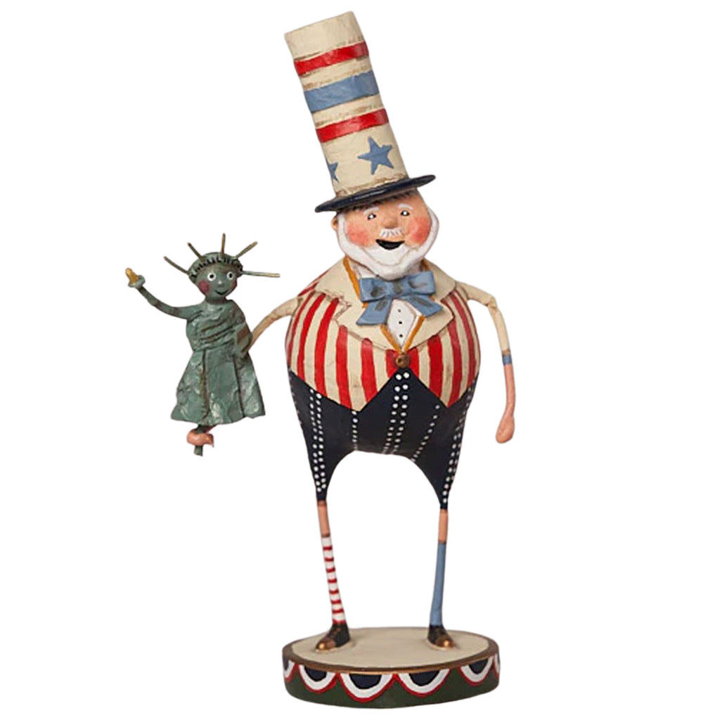Patriotic Pete Collectible Figurine by Lori Mitchell