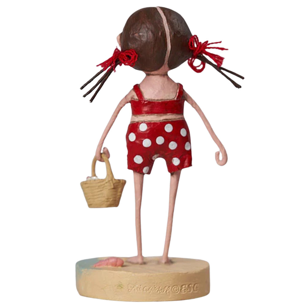 Shelly Sells Seashells Summer Figurine by Lori Mitchell back