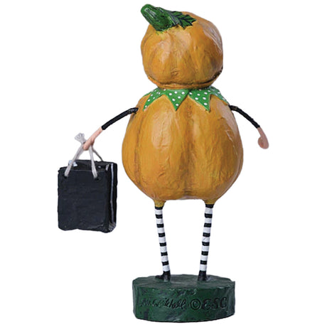 Punkin Pie Halloween Figurine and Collectible by Lori Mitchell front new version back
