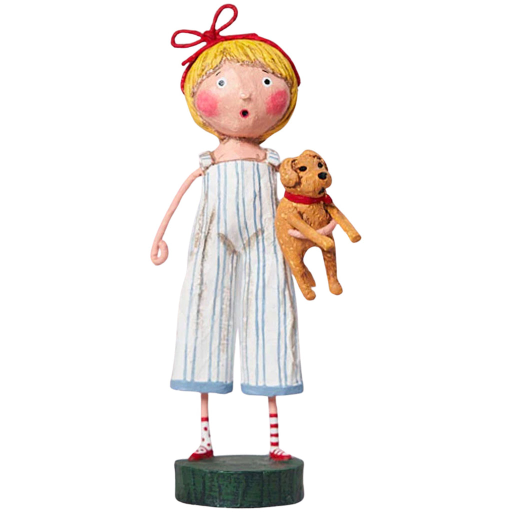 Puppy Love Summer Spring Figurine by Lori Mitchell front