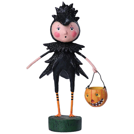 Ravishing Raven, Halloween Figurine, designed by Lori Mitchell front new version front