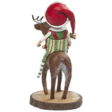 Cuddle Decor Lori Mitchell Run Run Reindeer back