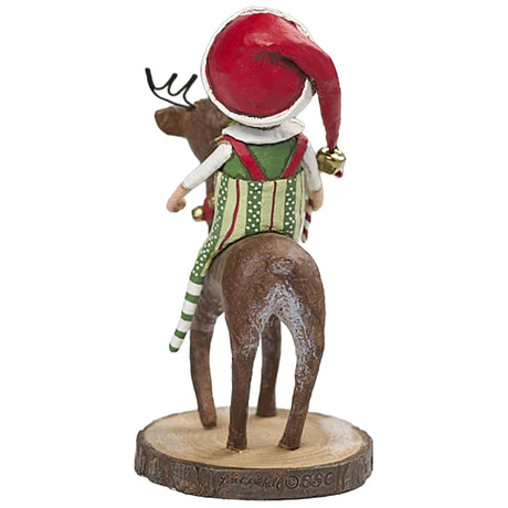 Cuddle Decor Lori Mitchell Run Run Reindeer back