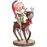 Cuddle Decor Lori Mitchell Run Run Reindeer front