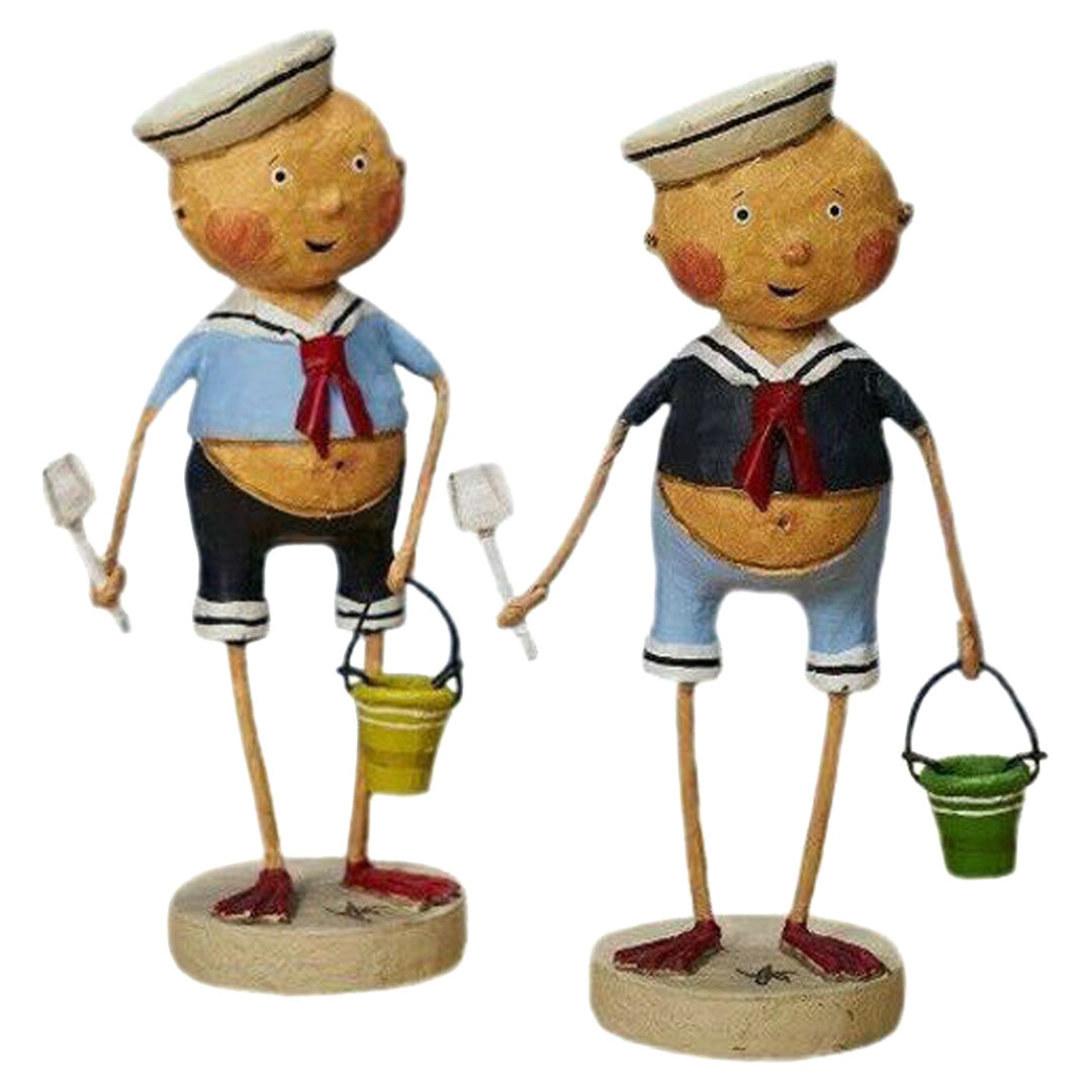 Cuddle Decor Lori Mitchell Sailor Boys - Set of 2