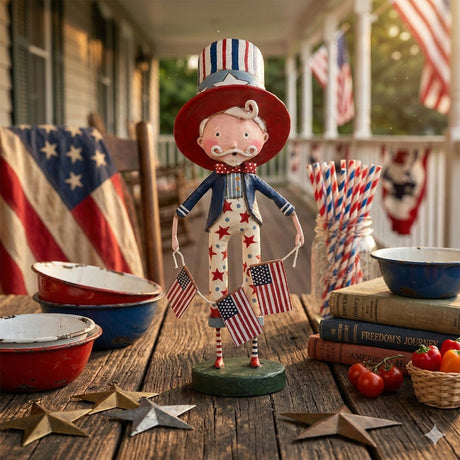 Cuddle Decor Sam I Am Patriotic and Summer Collectible Figurine by Lori Mitchell lifestyle