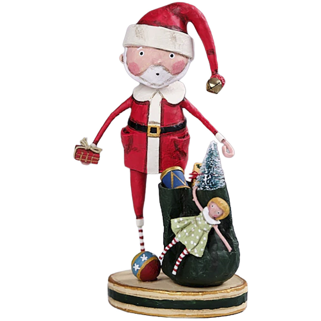 Santa & His Sack by Lori Mitchell front