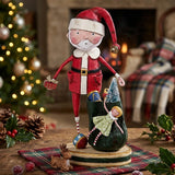 Cuddle Decor Santa & His Sack by Lori Mitchell front lifestyle