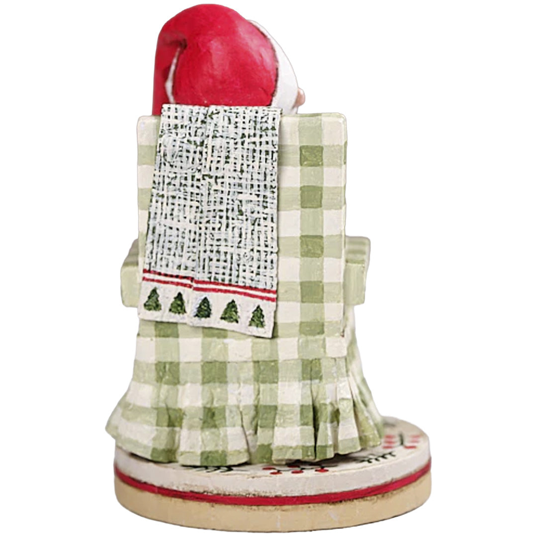 Cuddle Decor Lori Mitchell Santa's Christmas Story back