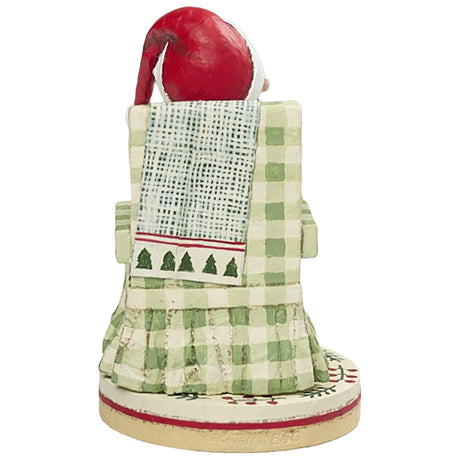 Cuddle Decor Lori Mitchell Santa's Christmas Story back