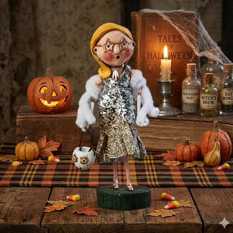 Cuddle Decor Scarlette Starlet Halloween Figurine and Collectible by Lori Mitchell lifestyle