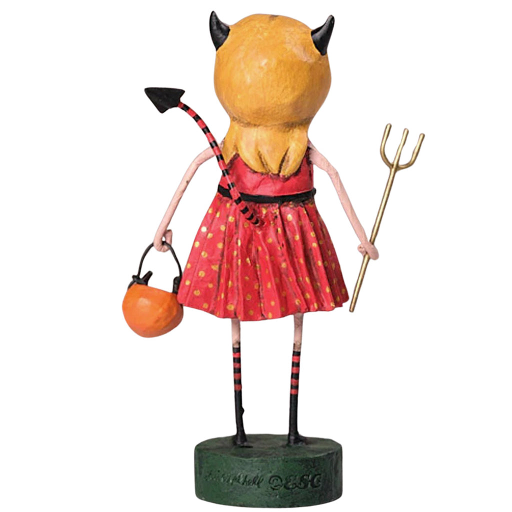 She Devil Halloween Figurine and Collectible by Lori Mitchell back