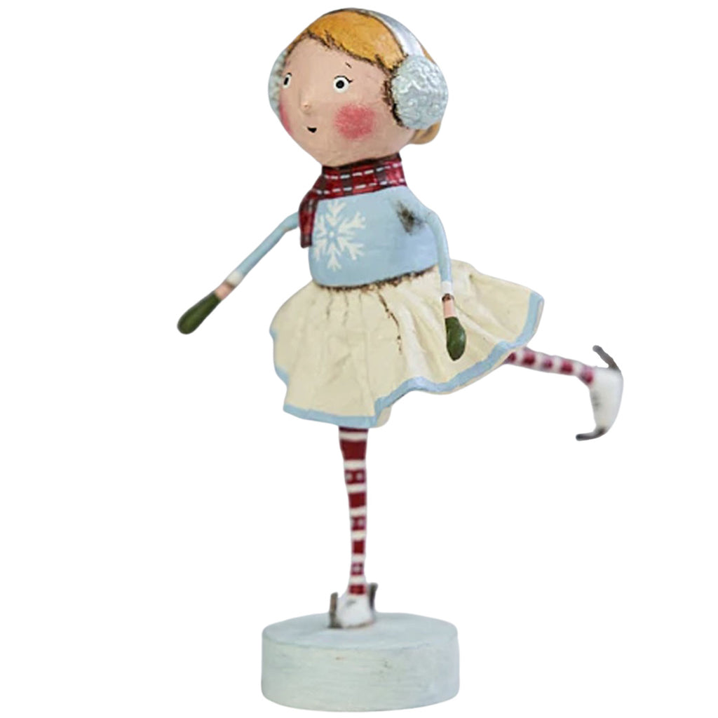 Skating Katie Christmas Figurine and Collectible by Lori Mitchell front
