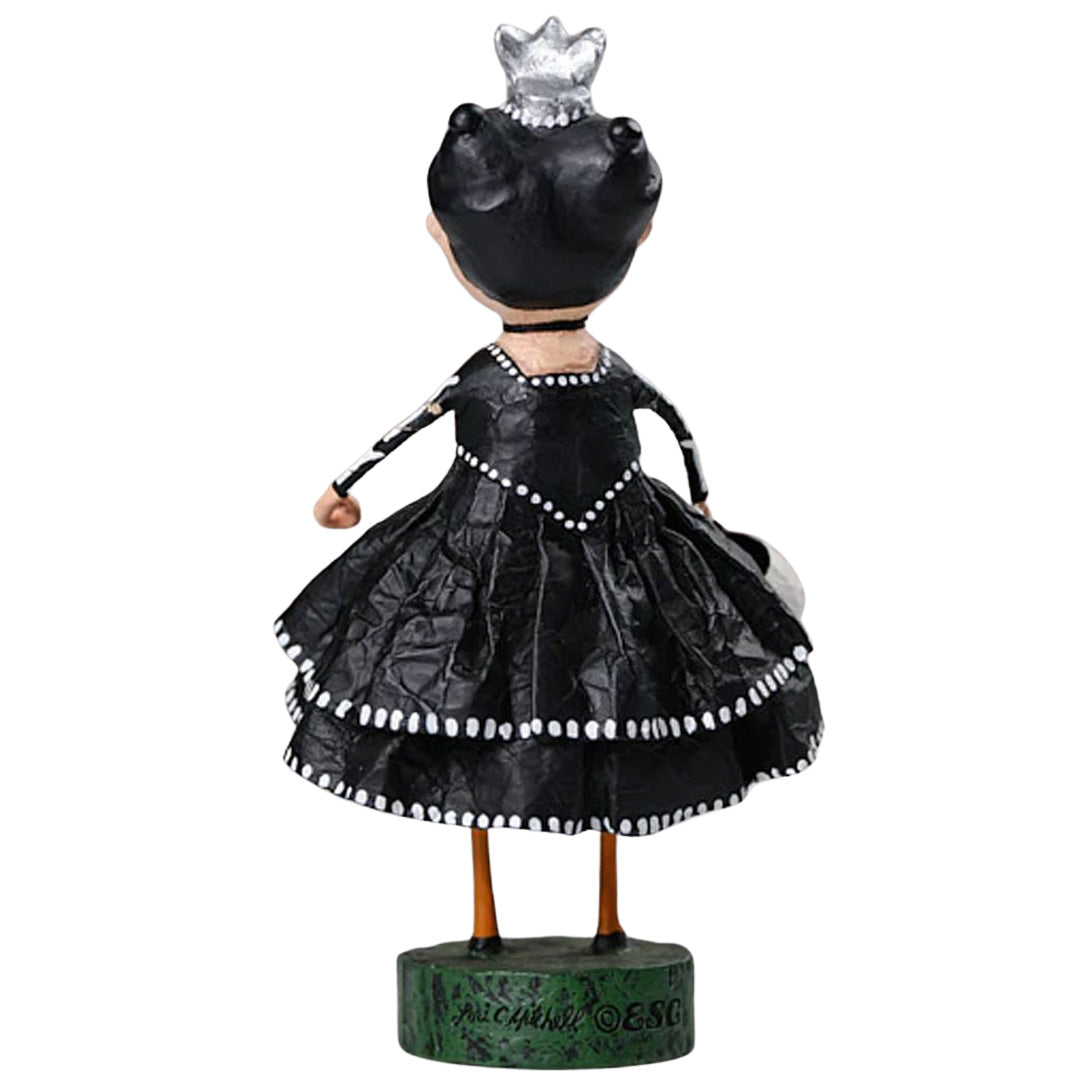 Skeleton Princess Halloween Figurine by Lori Mitchell | Cuddle Decor back