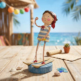 Cuddle Decor Ski Babe Summer Figurine by Lori Mitchell lifestyle