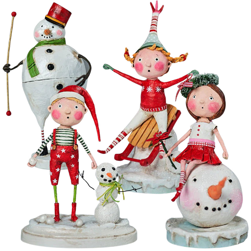 Lori Mitchell Snow Fun - Set of 4