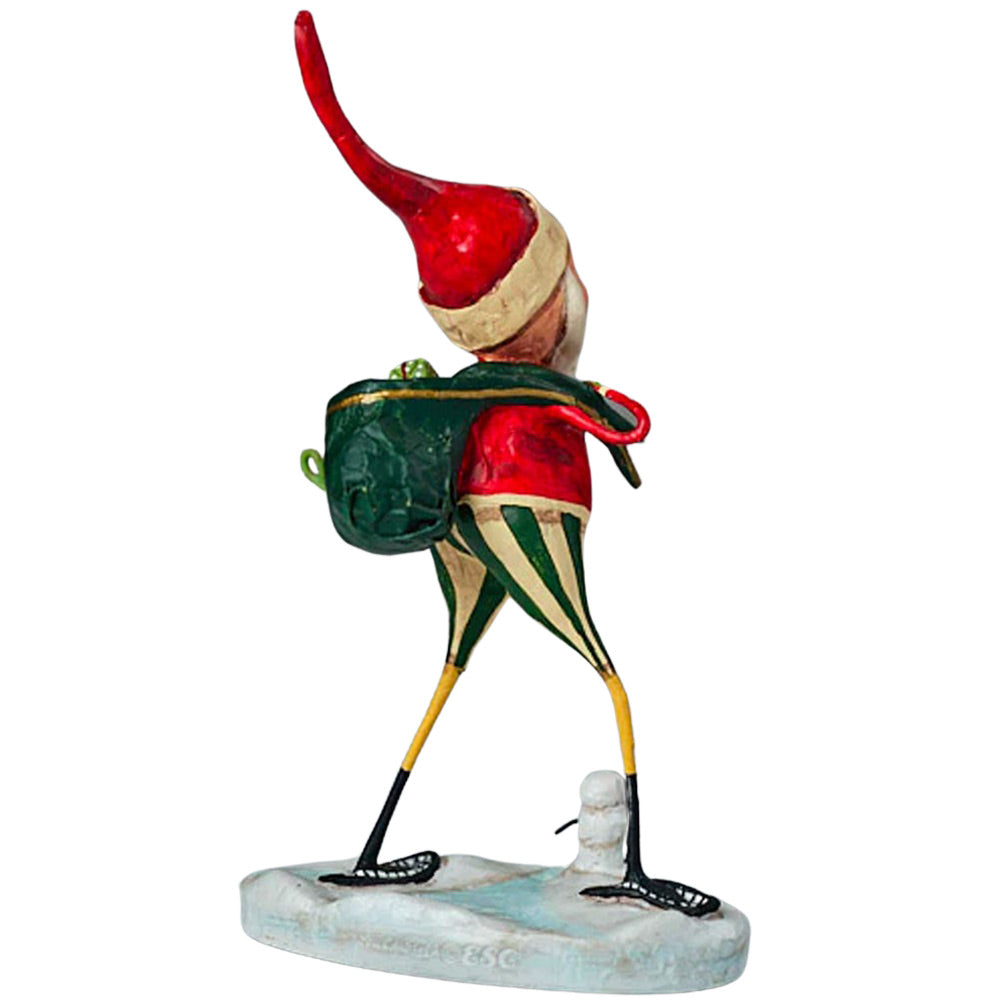 Lori Mitchell for Esc and Company Snow Shoe Santa back