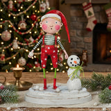 Cuddle Decor Snowy Joey by Lori Mitchell front lifestyle