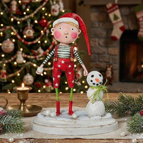 Cuddle Decor Snowy Joey by Lori Mitchell front lifestyle