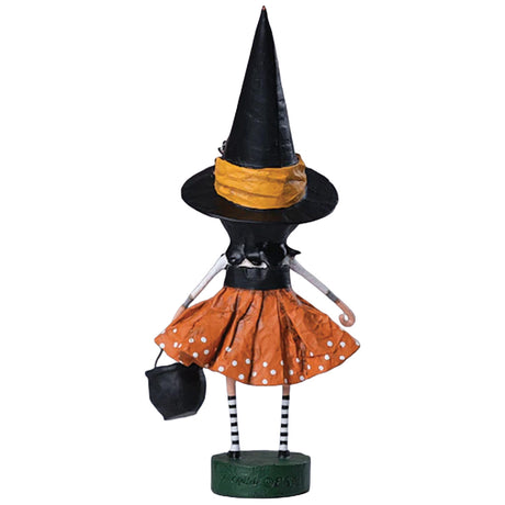 Spellbound Halloween Figurine and Collectible by Lori Mitchell new version back