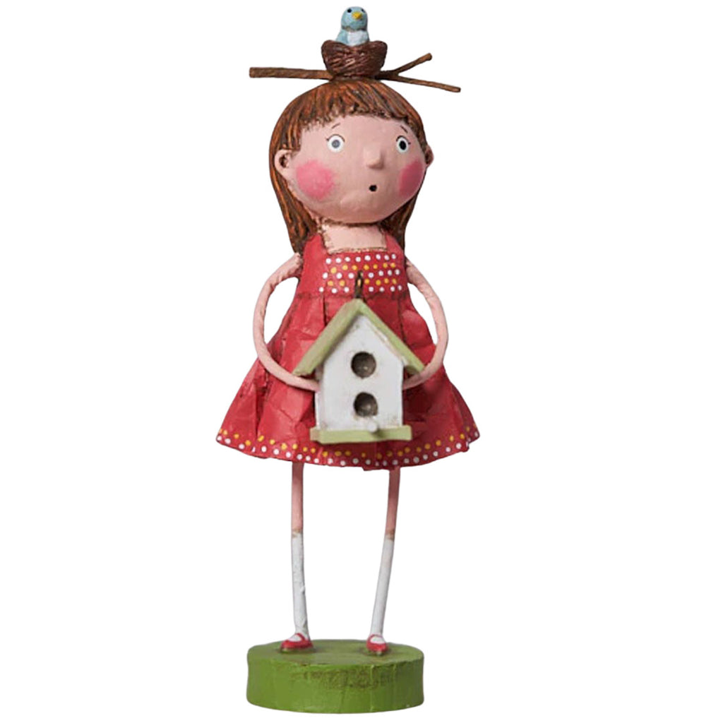 Birdy's House Spring and Easter Figurine Collectible by Lori Mitchell front front