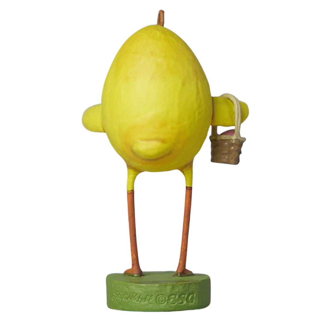 Chipper Chick Spring and Easter Figurine Collectible by Lori Mitchell back