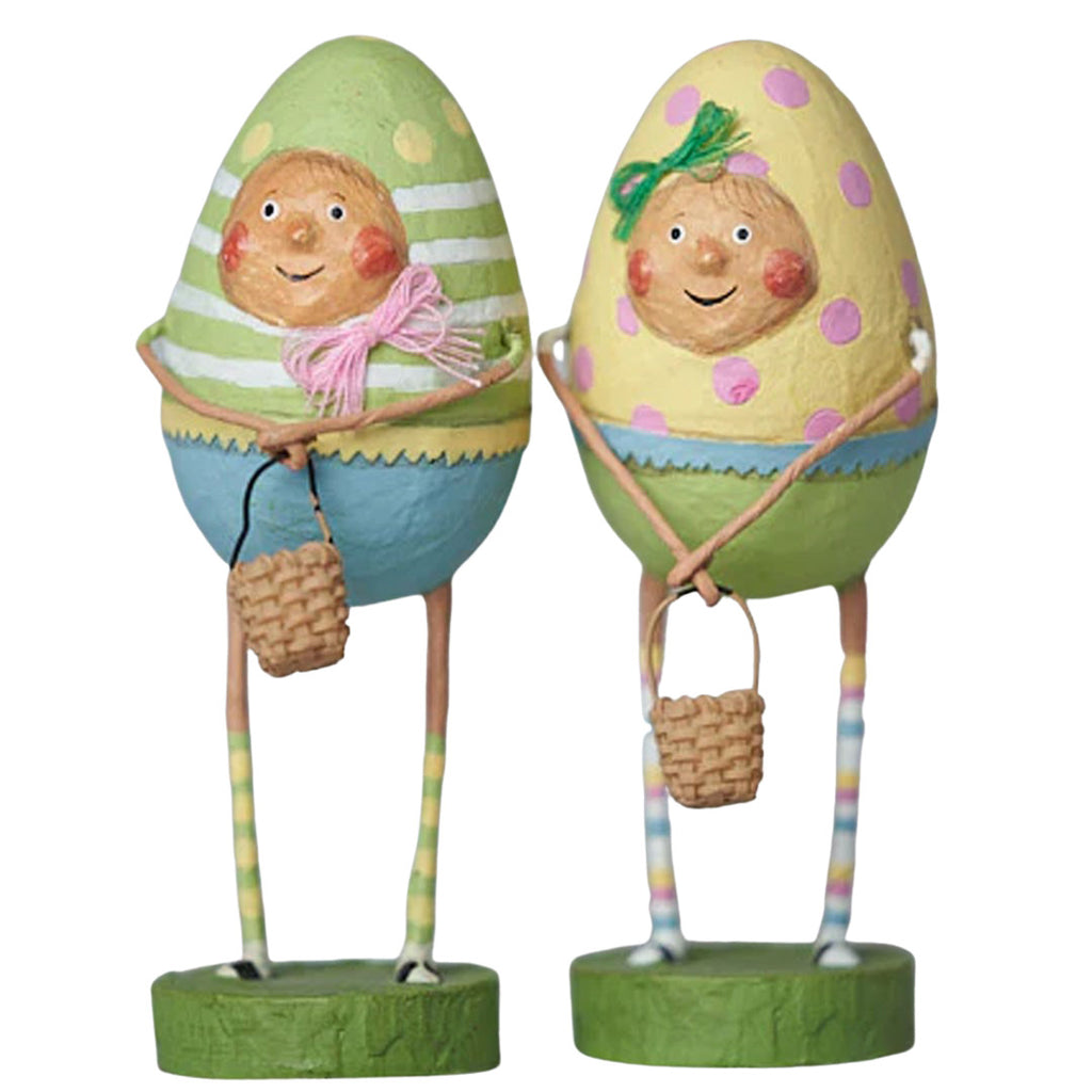 Eggland's Best Duo Easter Spring Figurine Collectible by Lori Mitchell front