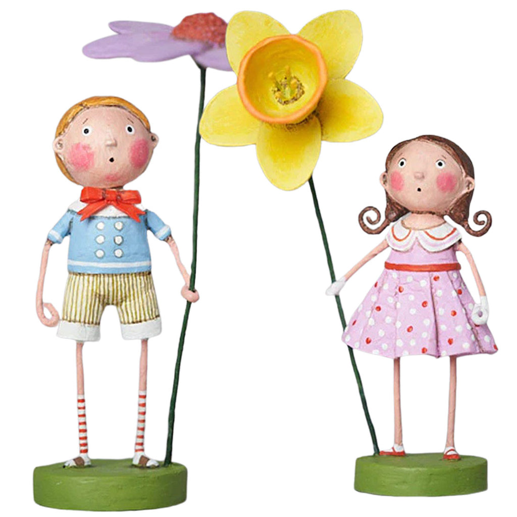 Little Garden Pals Spring Figurines and Collectible by Lori Mitchell