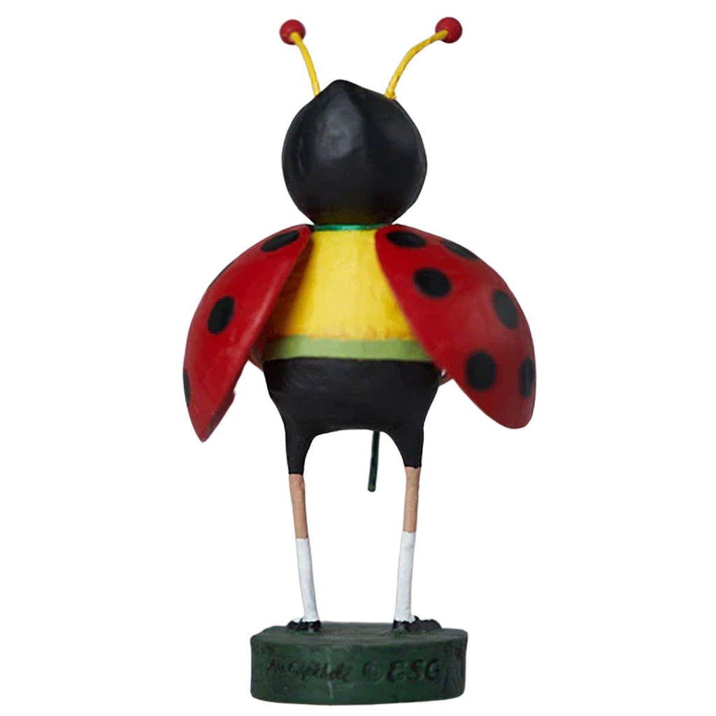Little Ladybug Spring Figurine and Collectible by Lori Mitchell back