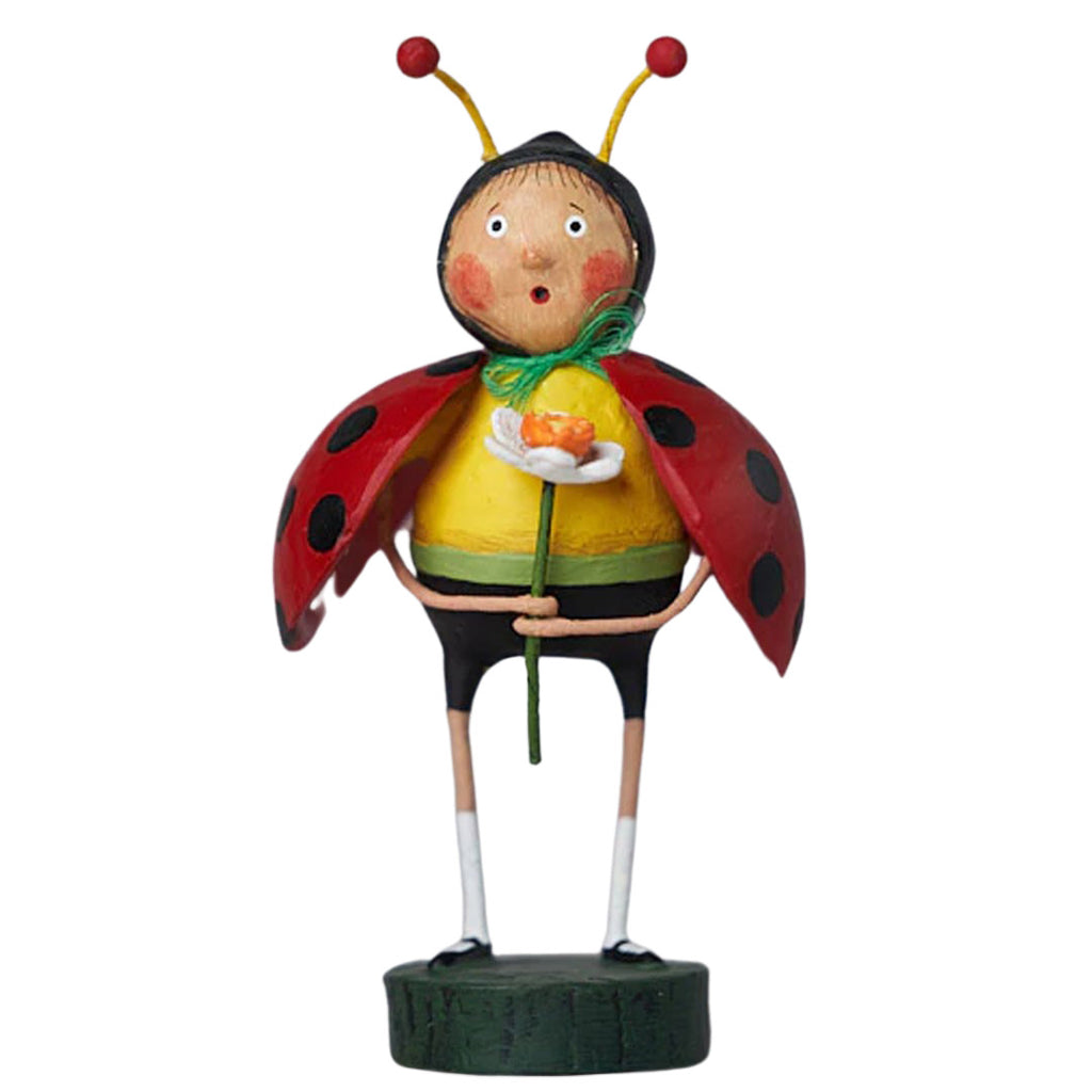 Little Ladybug Spring Figurine and Collectible by Lori Mitchell front 