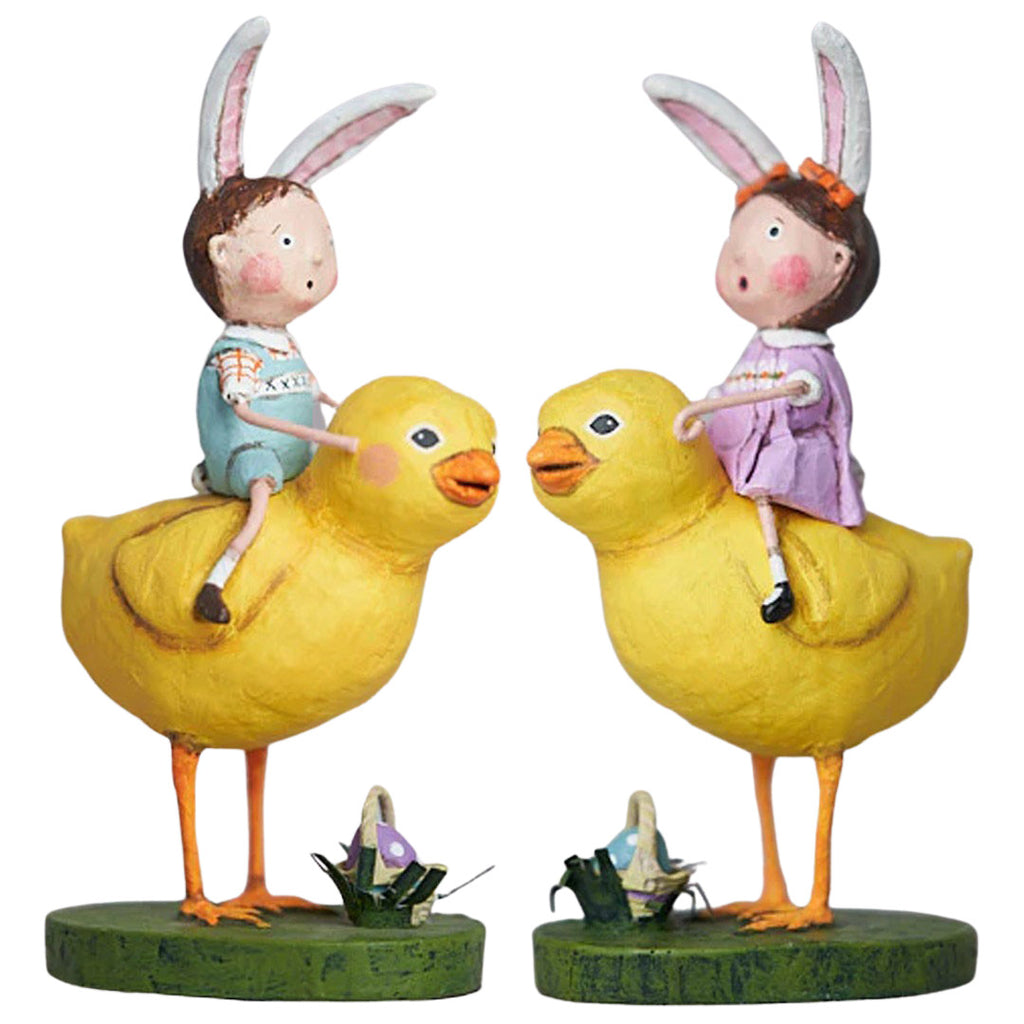 Spring Chicks Easter Figurines and Collectibles by Lori Mitchell