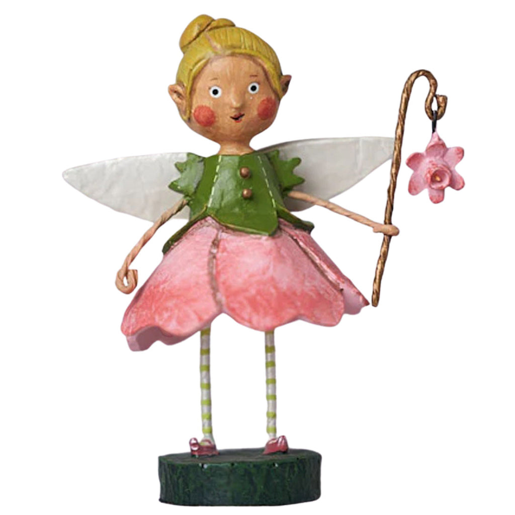 Sweet Pea Fairy Spring Summer Figurine Collectible by Lori Mitchell front