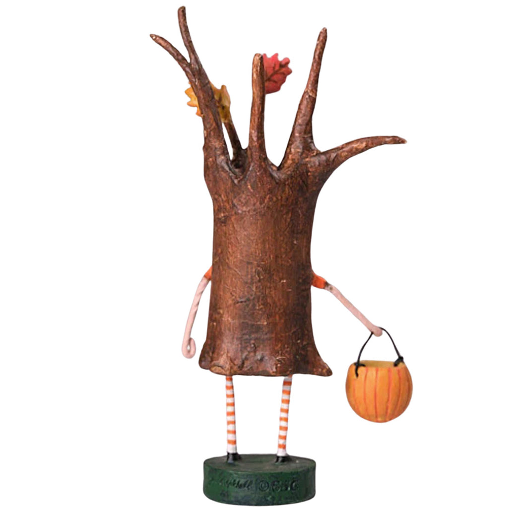 Stumpy Halloween Figurine by Lori Mitchell back