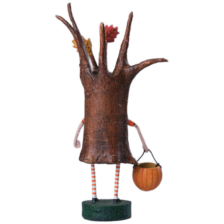 Stumpy Halloween Figurine by Lori Mitchell back new version