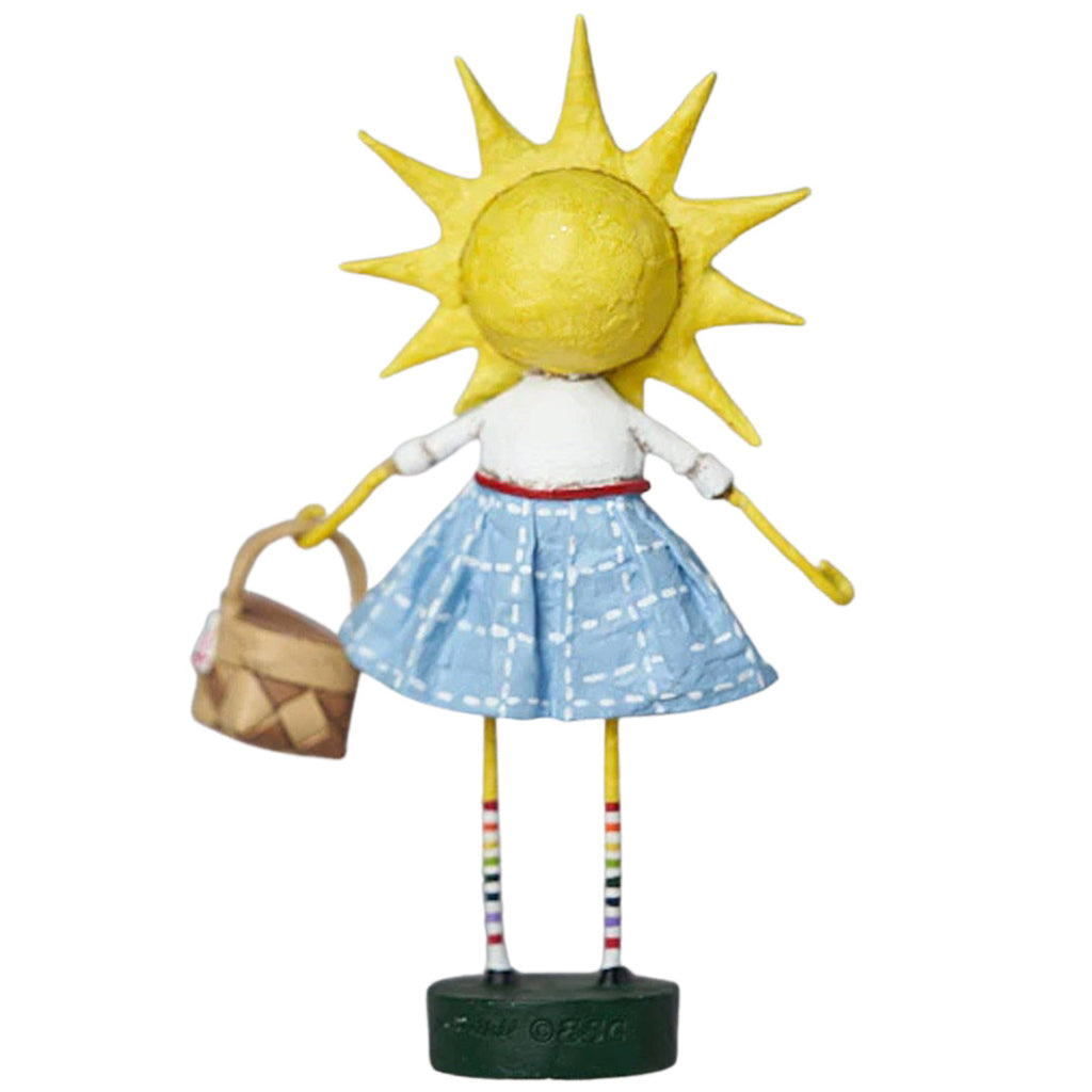 Susie Sunshine Summer Figurine Collectible by Lori Mitchell back