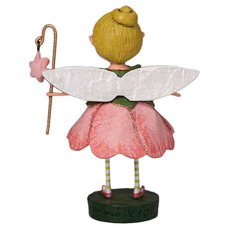 Sweet Pea Fairy Spring Summer Figurine Collectible by Lori Mitchell back new version