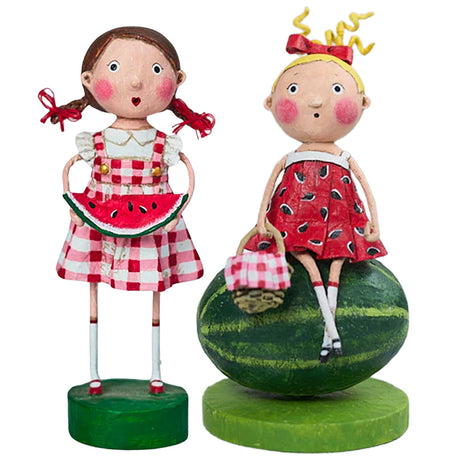 Lori Mitchell Sweet Watermelon Girls Set of 2