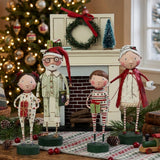 Cuddle Decor The Greatest Evening Christmas Figurine by Lori Mitchell Set of 5 lifestyle
