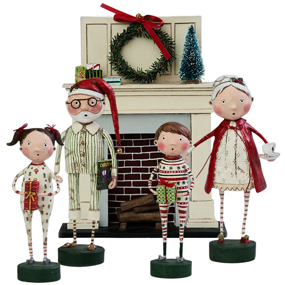 The Greatest Evening Christmas Figurine by Lori Mitchell Set of 5